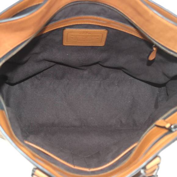 COACH Brooklyn Tote Bag Tan/Brown - Picture 7 of 10